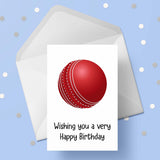 Cricket 01 Birthday Card