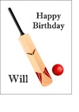 Cricket 02 Edible Icing Cake Topper or Ribbon