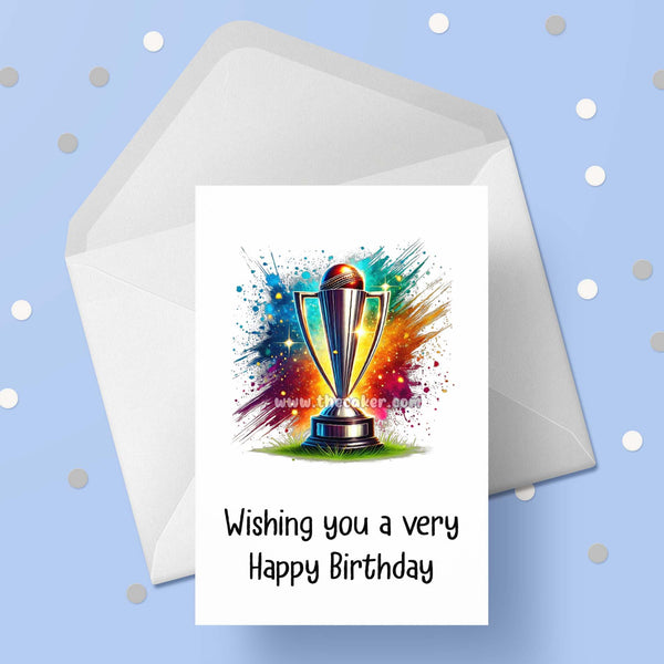 Cricket 03 Birthday Card
