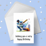 Cricket 04 Edible Icing Cake Topper or Ribbon