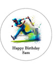 Cricket 05 Edible Icing Cake Topper or Ribbon