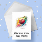 Cricket 06 Birthday Card