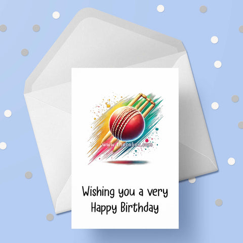 Cricket 06 Birthday Card