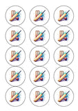 Cricket 07 Edible Icing Cake Topper or Ribbon