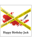 Crime Scene / Forensics 03 Edible Icing Cake Topper or Ribbon