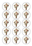 The Cross 04 Edible Icing Cake Topper or Ribbon