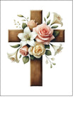 The Cross 04 Edible Icing Cake Topper or Ribbon