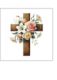 The Cross 04 Edible Icing Cake Topper or Ribbon