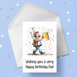 Dad Edible Icing Cake Topper or Ribbon 01