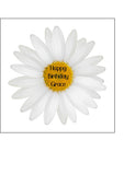 Daisy Flower Edible Icing Cake Topper or Ribbon