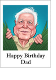 David Attenborough 03 Edible Icing Cake Topper