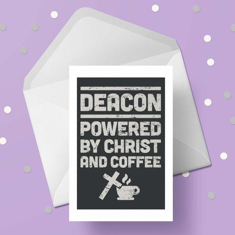 Deacon 01 Card - Christian Card