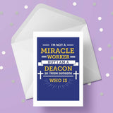 Deacon 02 Card - Christian Card