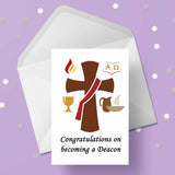 Deacon 03 Card - Christian Card