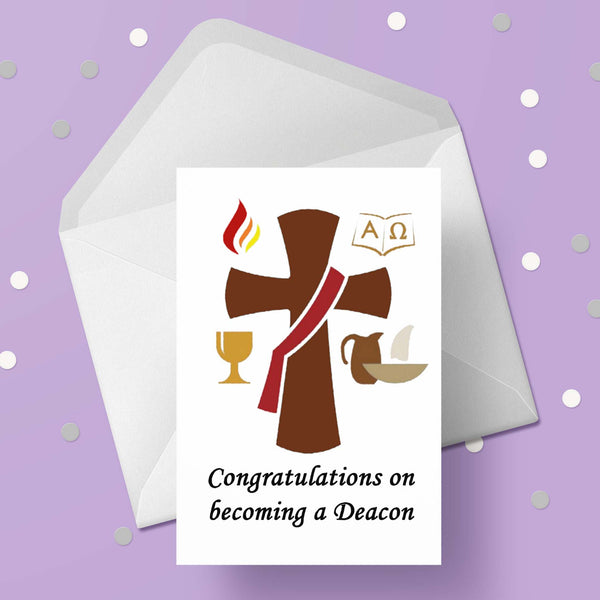 Deacon 03 Card - Christian Card