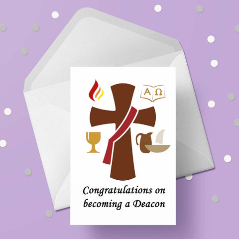 Deacon 03 Card - Christian Card