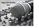 Music Decks DJ Edible Icing Cake Topper 01
