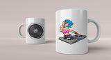 Music Decks DJ Mug 02 - Female DJ Mug