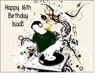 Music Decks DJ Edible Icing Cake Topper 03