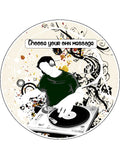 Music Decks DJ Edible Icing Cake Topper 03