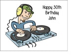 Music Decks DJ Edible Icing Cake Topper 04