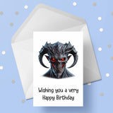 Demons 01 Birthday Card