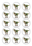 Dinosaur 02 Edible Icing Cake Topper - T Rex Dinosaur Topper