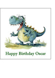 Dinosaur 07 Edible Icing Cake Topper or Ribbon