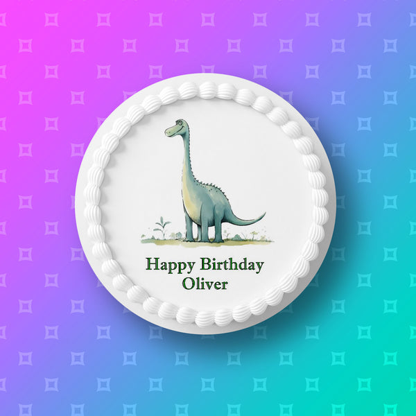 Dinosaur 05 Edible Icing Cake Topper