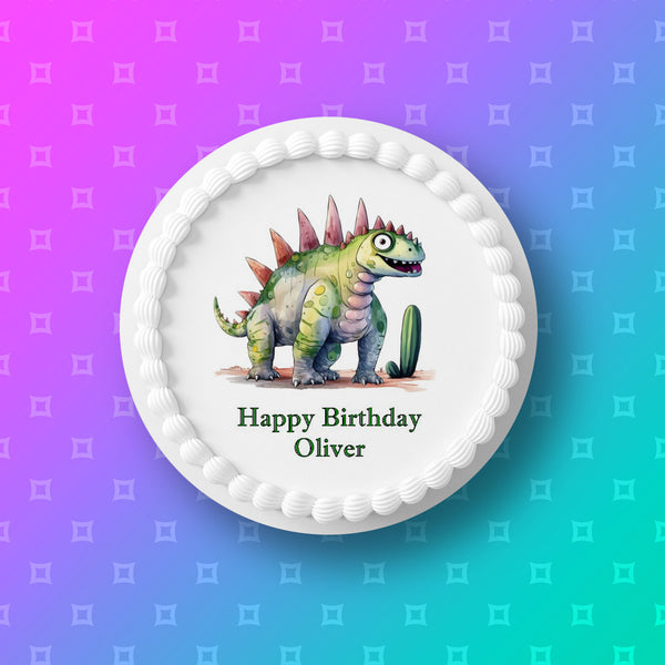 Dinosaur Edible Icing Cake Topper 10