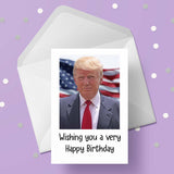 Donald Trump 01 Birthday Card