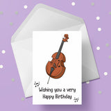 Double Bass Edible Icing Cake Topper