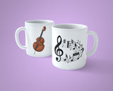 Double Bass Edible Icing Cake Topper