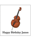 Double Bass Edible Icing Cake Topper