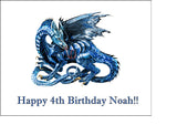 Dragon 01 Edible Icing Cake Topper