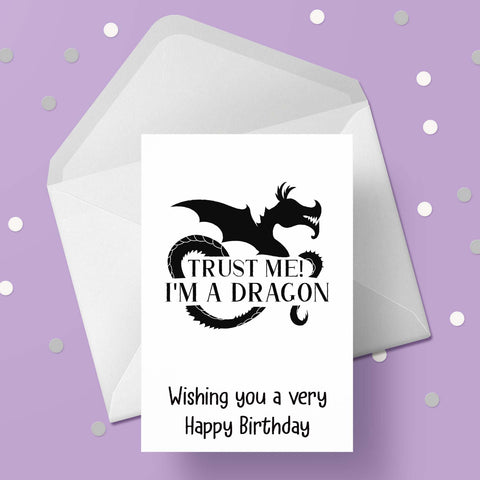 Dragon 03 Birthday Card