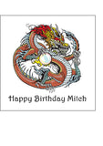 Dragon 04 Edible Icing Cake Topper - Chinese