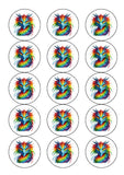 Dragon 05 Edible Icing Cake Topper or Ribbon