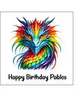 Dragon 05 Edible Icing Cake Topper or Ribbon