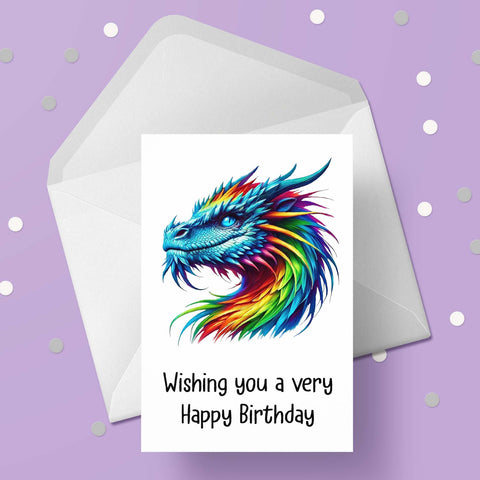 Dragon 06 Birthday Card