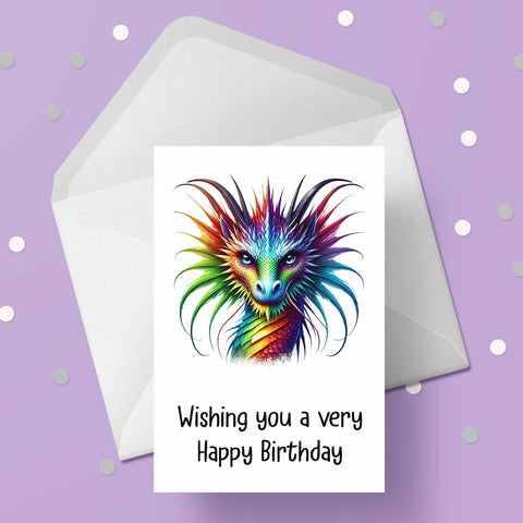 Dragon 07 Birthday Card