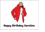 Drake 01 Edible Icing Cake Topper or Ribbon