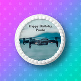 Drone Edible Icing Cake Topper 03