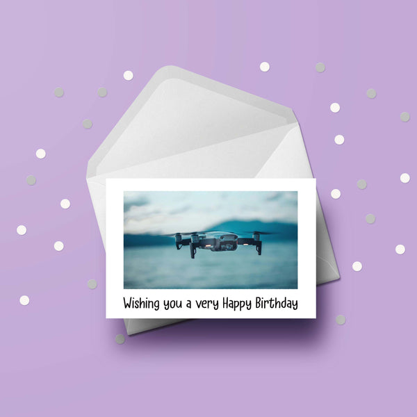 Drone Birthday Card 03