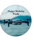 Drone Edible Icing Cake Topper 03