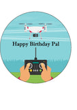 Drone Edible Icing Cake Topper 05