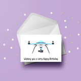Drone Birthday Card 06