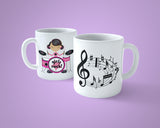 Drums 02 Edible Icing Cake Topper - Girl Drummer