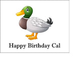 Duck 01 Edible Icing Cake Topper