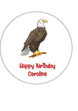 Eagle 02 Edible Icing Cake Topper or Ribbon